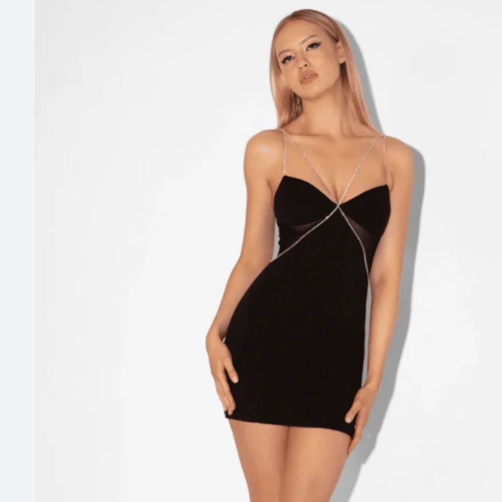 Elegant Black Mini Dress